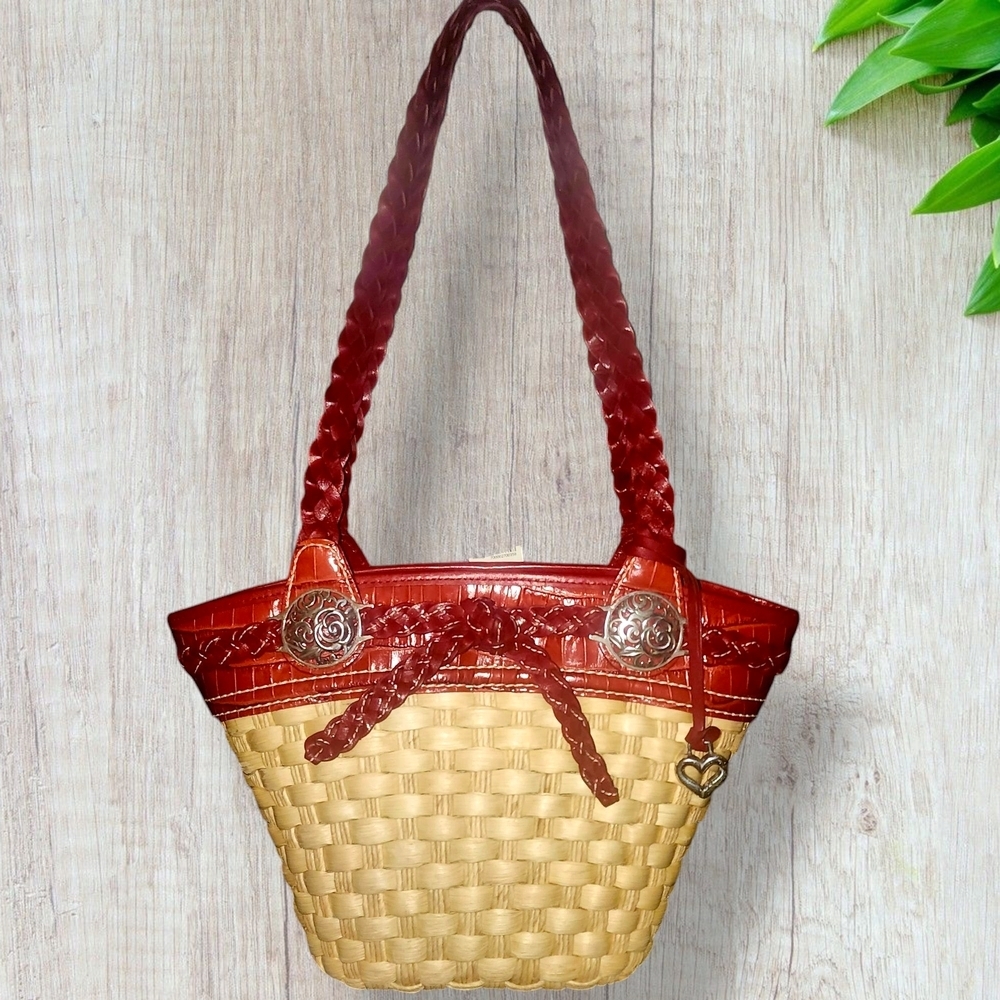 Brighton Candice Straw Shoulder Bag